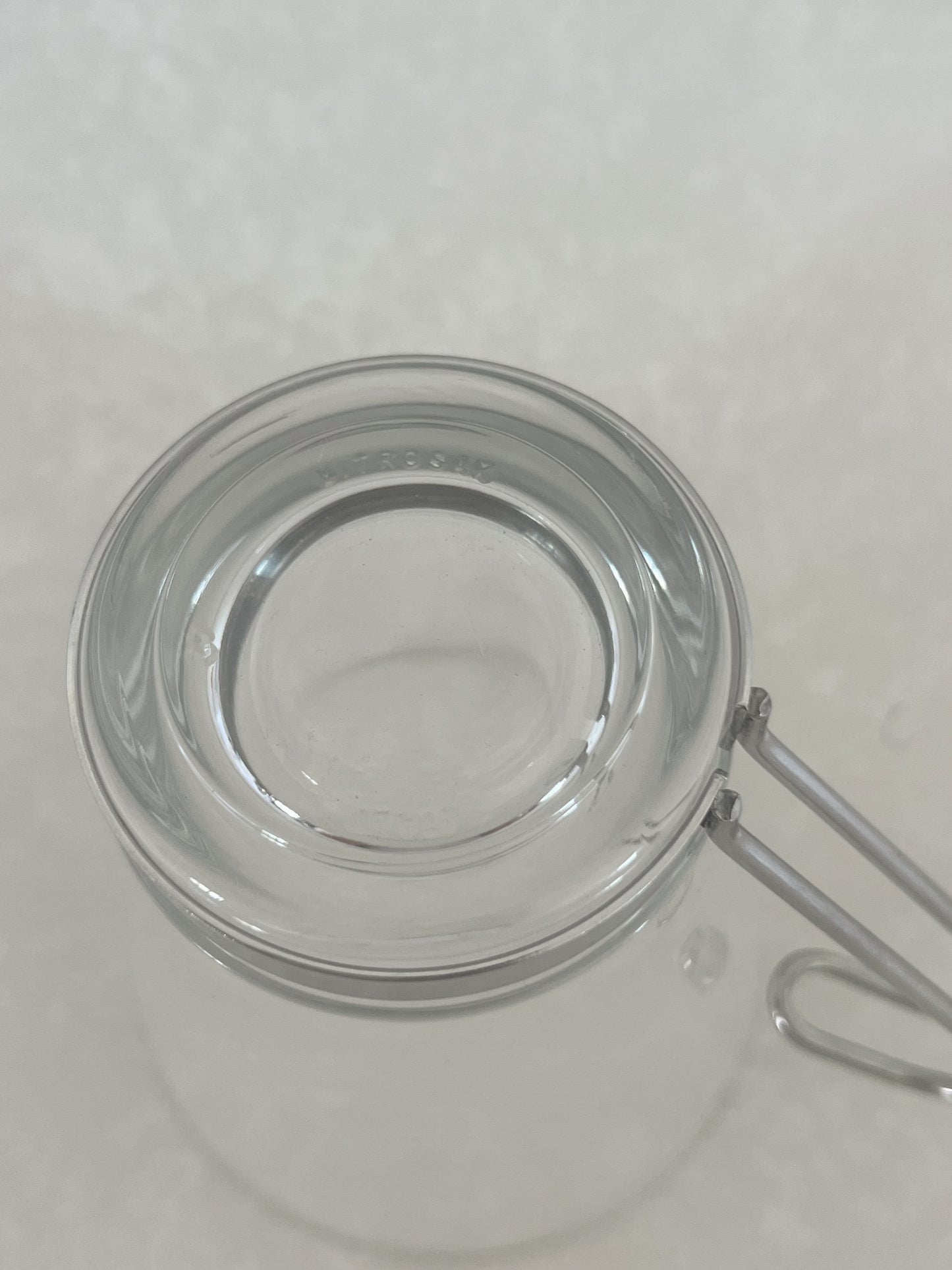 Italian Vitrosax Glass & Stainless Steel Cups (Set of 5)