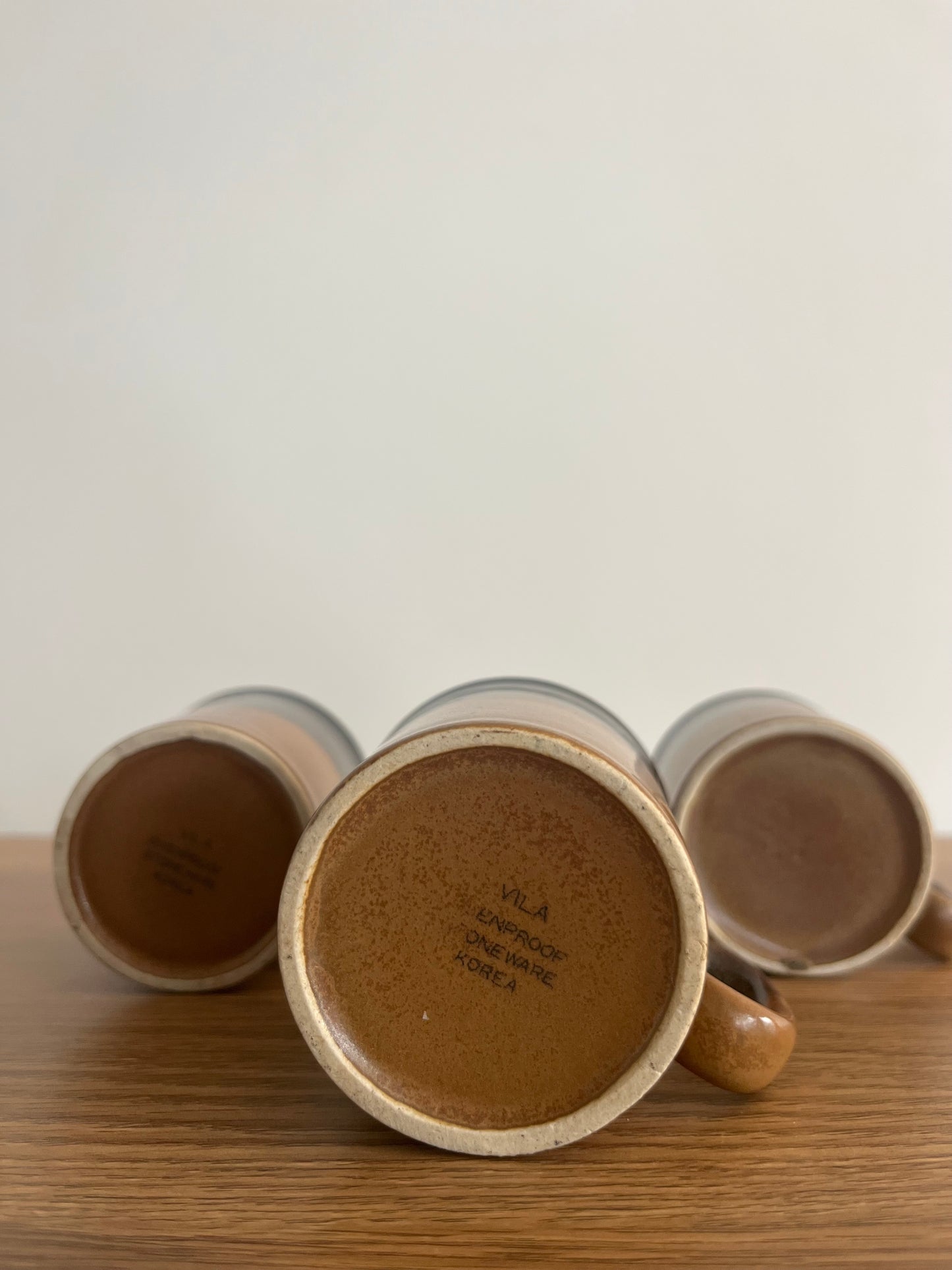 1980s Bristile Stoneware Mugs (Set of 3)