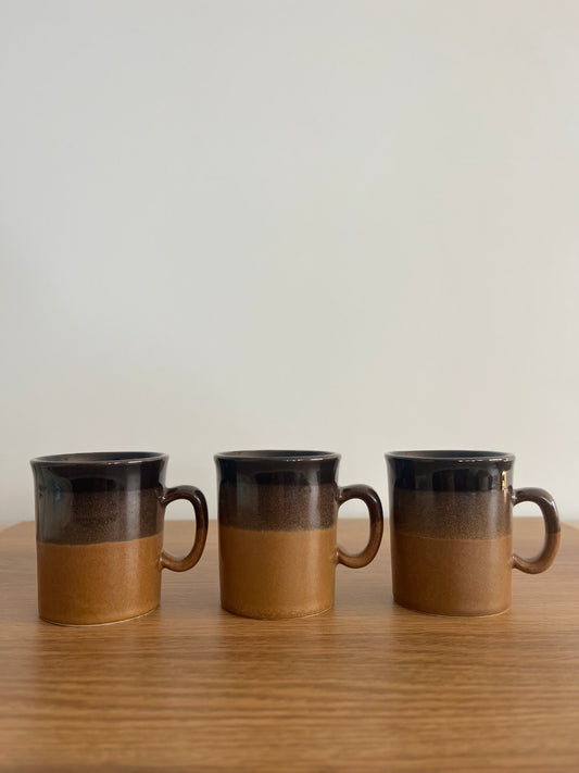 1980s Bristile Stoneware Mugs (Set of 3)