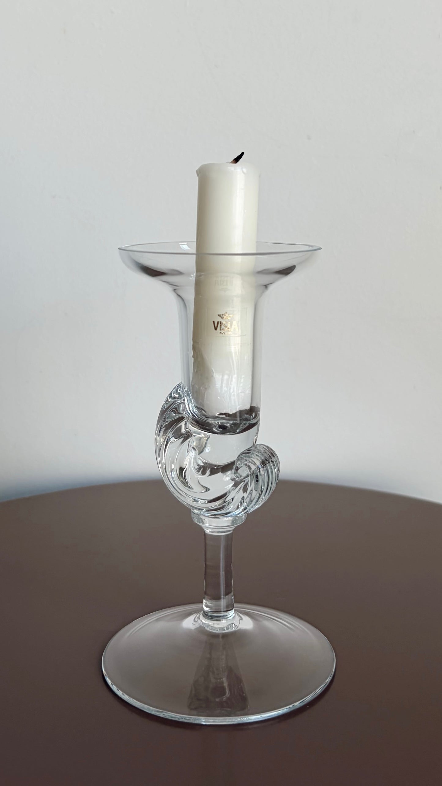 Vintage Visla Poland Knot Candlestick