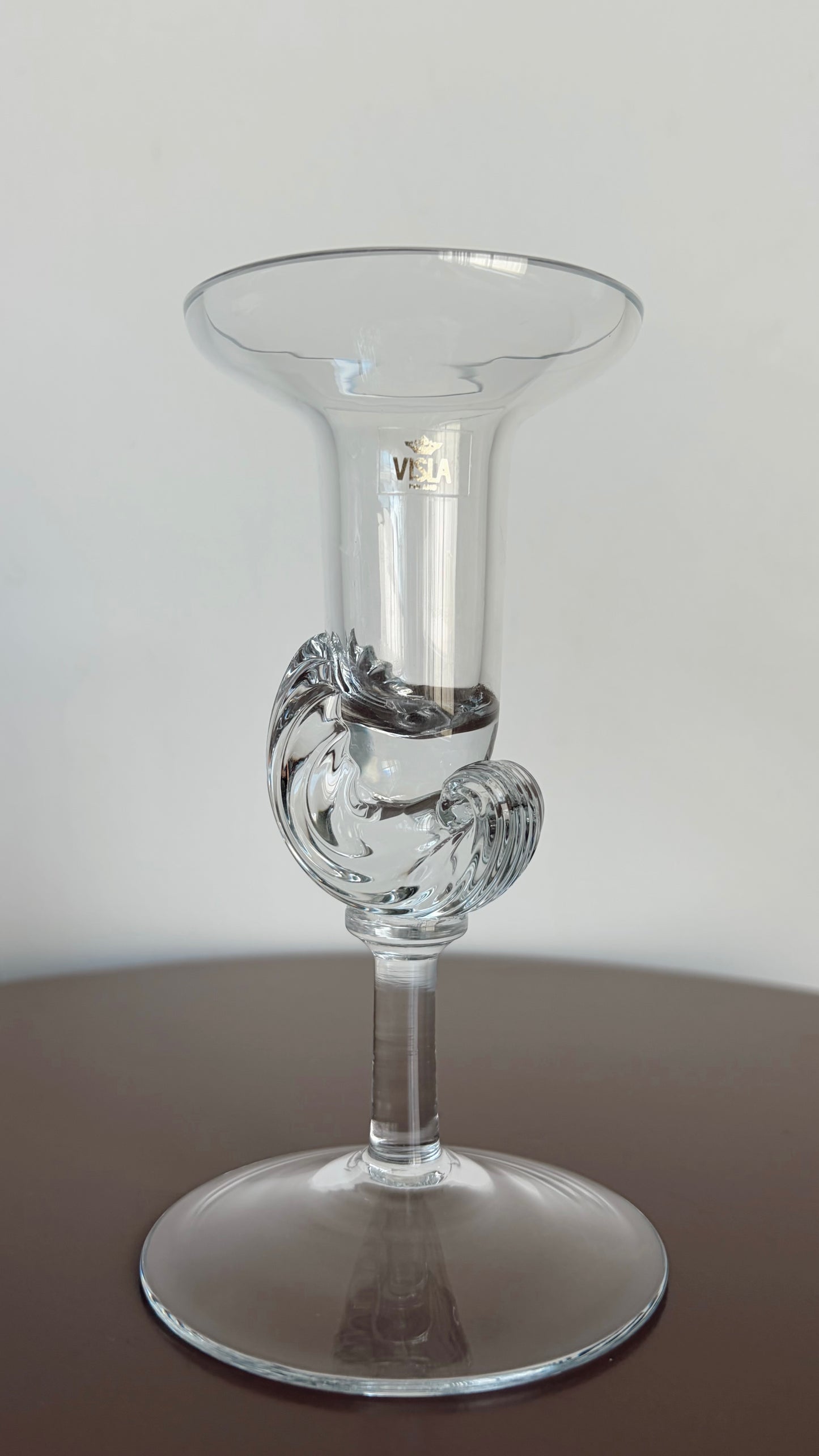 Vintage Visla Poland Knot Candlestick